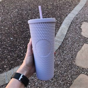 Starbucks Tumbler Lilac Studded Matte